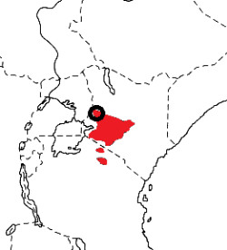 Jackson's Widowbird map