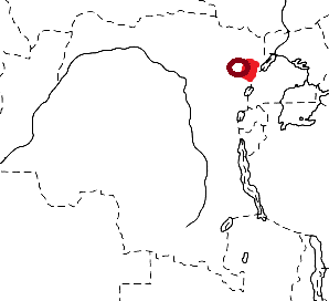 Yellow-legged Weaver map