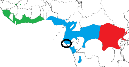 Crested Malimbe map