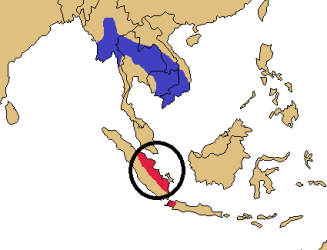 Asian Golden Weaver map