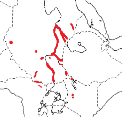 Northern Masked Weaver map