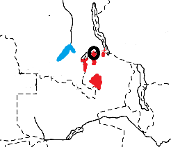 Katanga Masked Weaver map